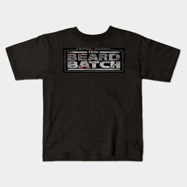 Beard Batch Logo Kids T-Shirt by Virtual Cantina 